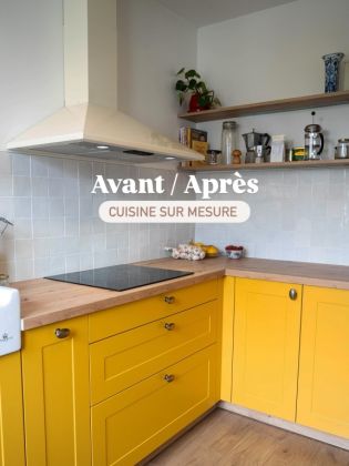 Vous vous souvenez de la cuisine jaune réalisée chez une cliente ? 💛

On vous montre aujourd’hui comment elle est passée...